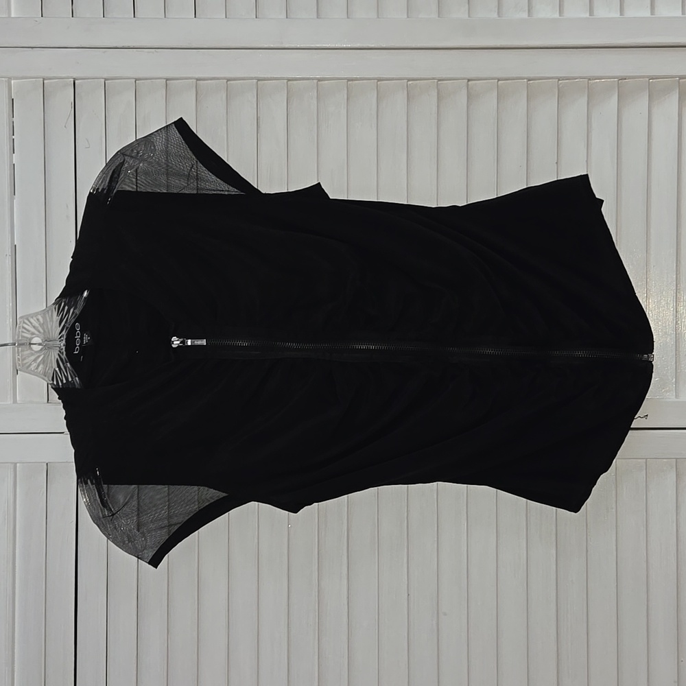Blouse, Bebe, S, Black